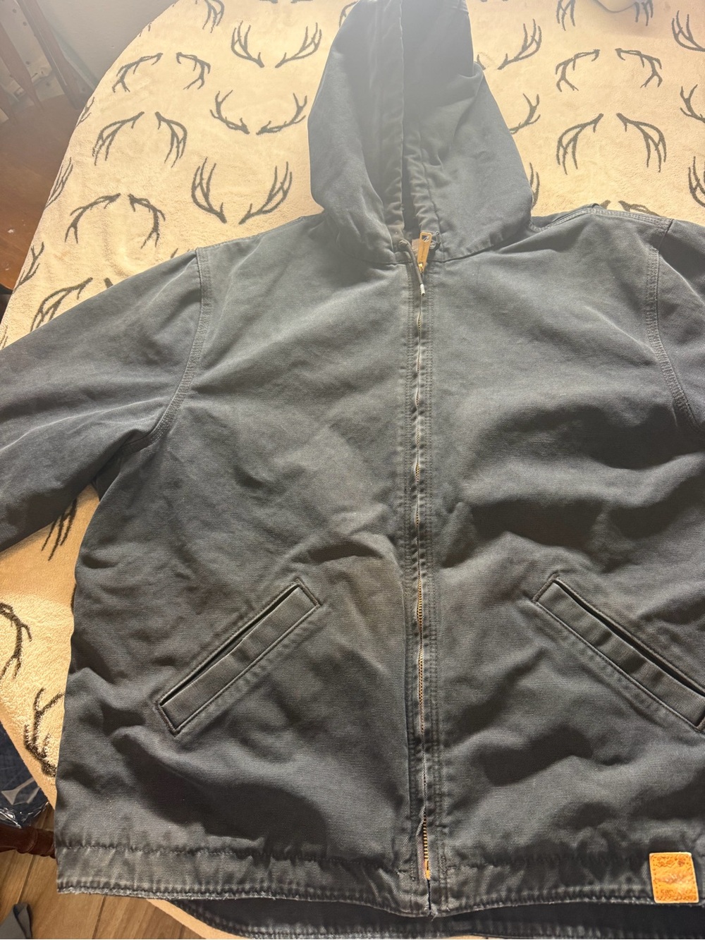 Vintage Carhartt Jacket 2010s | Black Quilted Lined Work Jacket | XL |
